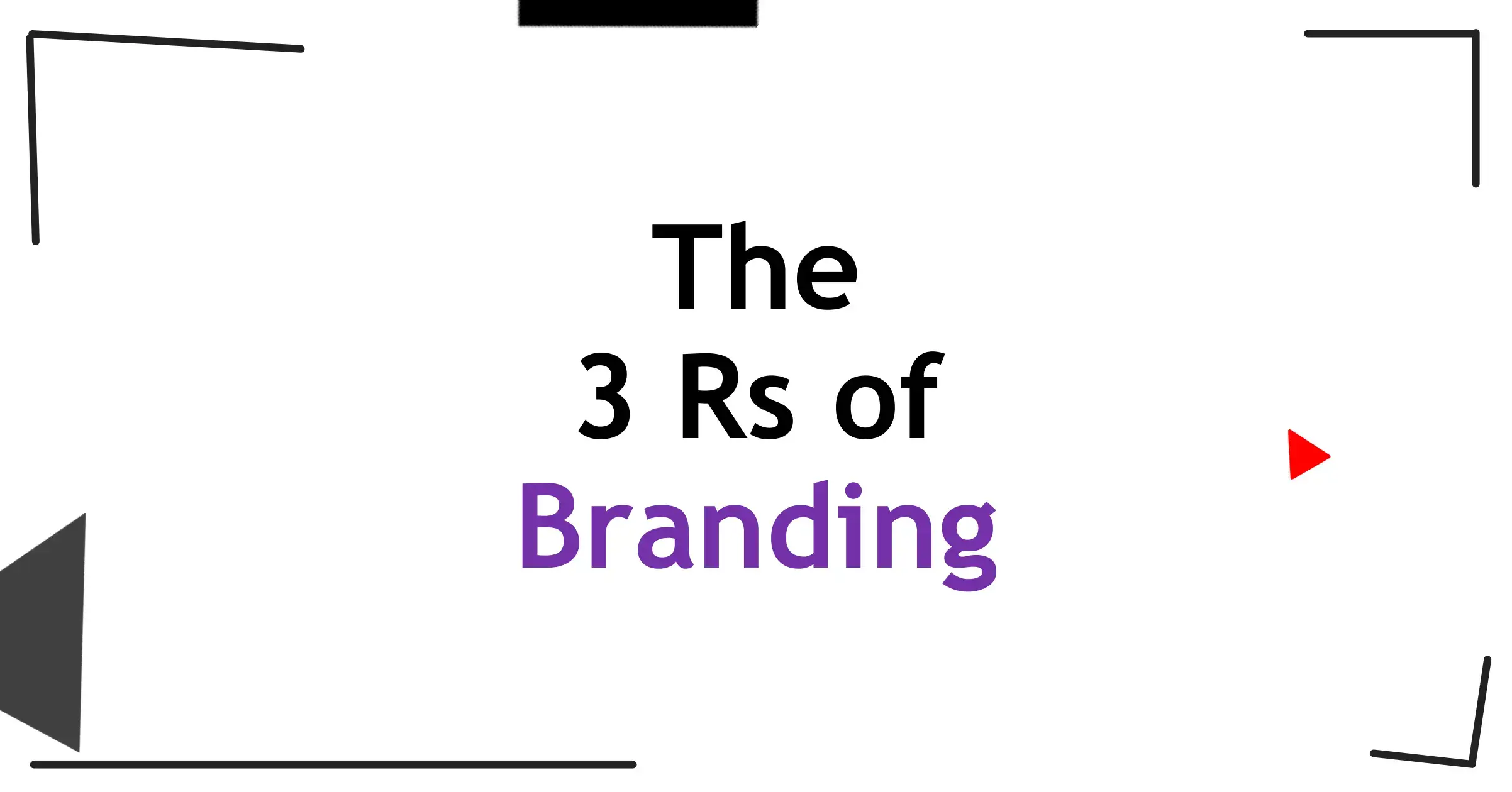 The 3 Rs of Branding