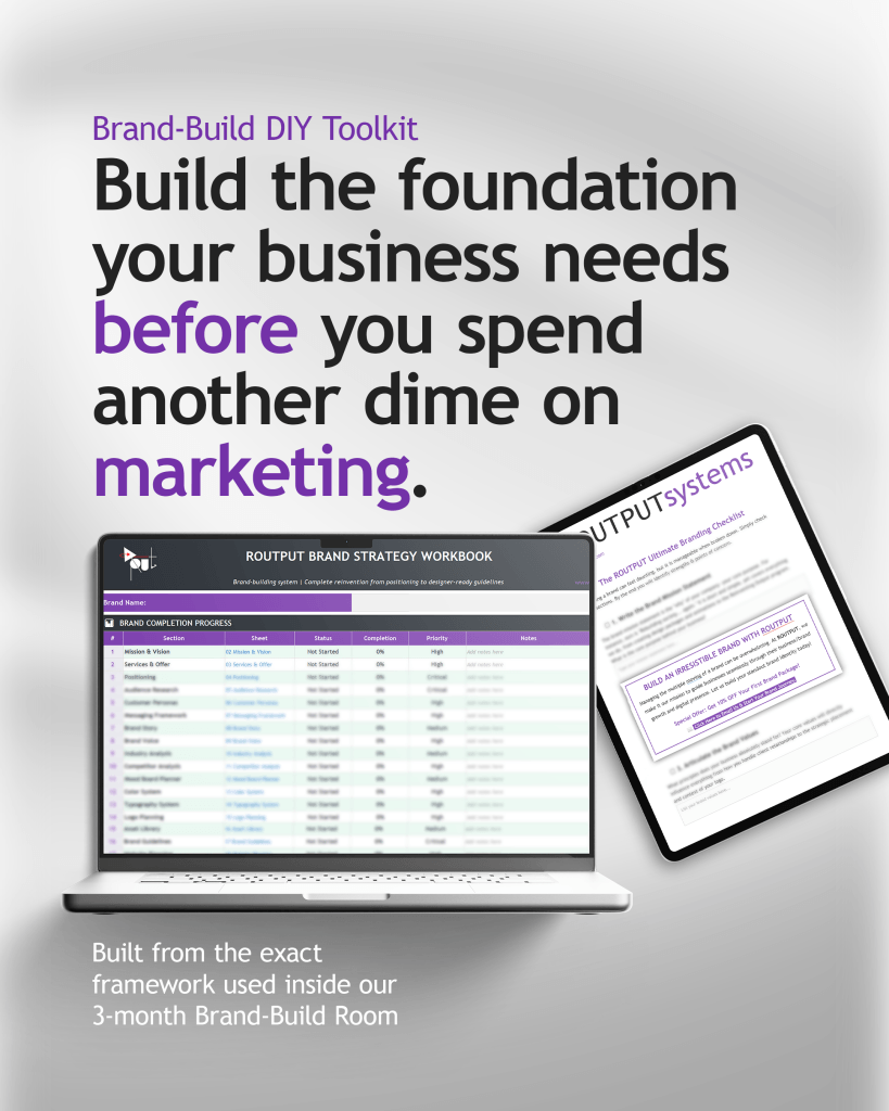 Build the foundation your brand needs with the Brand-Build DIY Toolkit